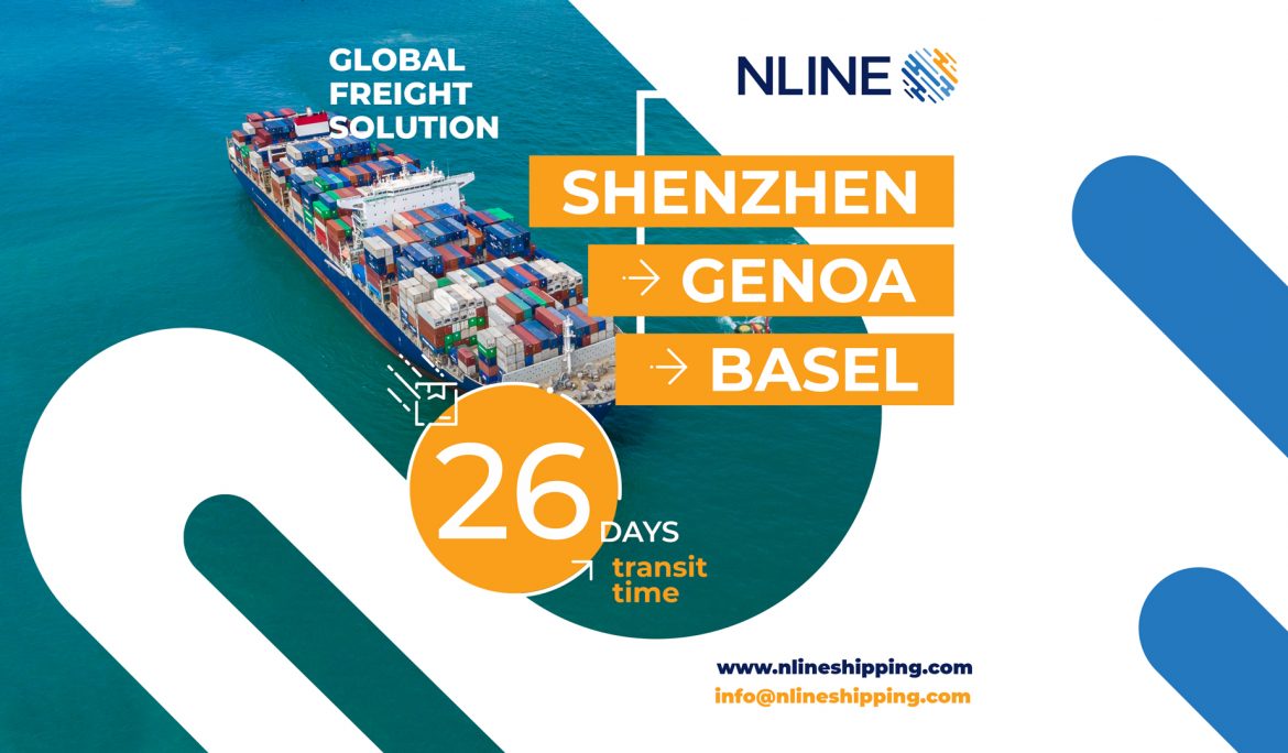 Shenzhen to GENOA & BASEL in 26 days