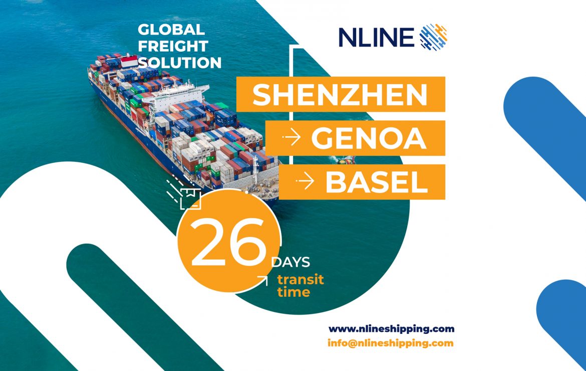 Shenzhen to GENOA & BASEL in 26 days