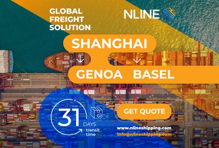 SHANGHAI to Genoa and Basel in 31 days